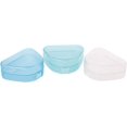 thumbnail image 1 of Retainer Denture Bath Mouthguard Storage Box For Case Tray Storage Box Bottle Spray Organizer Basket Rack Tank Container Airtight Glass Dispenser, Clear, 1 of 7
