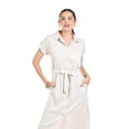 thumbnail image 4 of Vestido camisero de lino Roman Fashion / Juvenil, 2107 (Beige) beige CH, 4 of 5