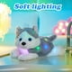 thumbnail image 3 of Peluche Houwsbaby Husky de 33 cm con luz LED para niños, 3 of 6