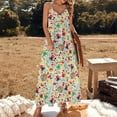 thumbnail image 3 of Candy Pattern - White Sleeveless Dress Loose Women's Dress Dresses Luxury Evening Dresses, 3 of 9
