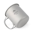 thumbnail image 2 of Taza de titanio de 450 ml con asas plegables Taza de agua ligera para HWZBBEN  Tazas, 2 of 7