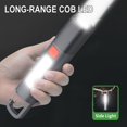 thumbnail image 3 of Lampe de Poche LED COB avec Crochet Torche Tactique Super Lumineuse C8U5, 3 of 6