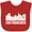 Red, variant on Inktastic San Francisco Skyline with Grunge Boys or Girls Baby Bib
