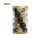 thumbnail image 5 of Moyic Amplias aplicaciones Bolas de árbol de Navidad para diversos entornos Adornos de bolas de Navidad brillantes Kits de decoración para fiestas Oro negro, 5 of 6