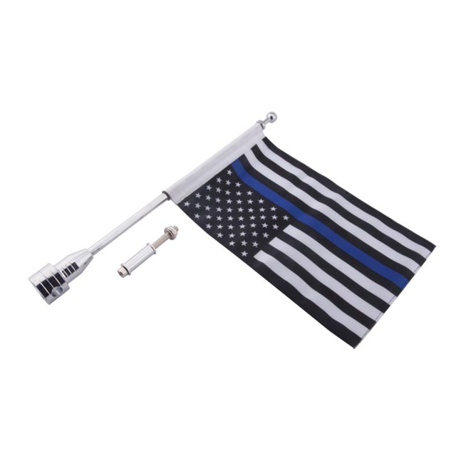 10 X 7 Pulgadas Azul American Corps Bandera Militar Montaje en Poste Suministros de Decoración para Eventos de Fiesta Del Ejército Celebración para Ho Baoblaze bandera de la motocicleta