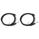 thumbnail image 5 of 2pcs 5.9ft Tattoo Clip Cords Interfaz RAC Profesional Cobre Silicona Tattoo Clip Cobre Core Clip Cable Cable Rotary Tattoo Machine Kit De Fuente De Alimentación(negro), 5 of 5