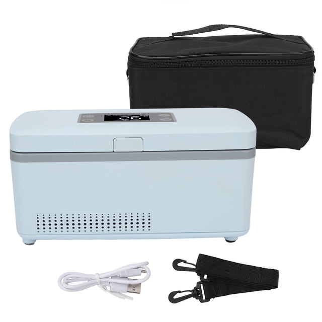 Caja Refrigeradora De Insulina NikouMX Portátil Ajustable Mini Refrigerador