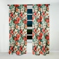 thumbnail image 2 of Designart "Mirage Of Paradise I" Tropical Traditional Room Darkening Curtain, Floral Single Panel, 2 of 6