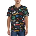 thumbnail image 4 of Haiem Hip Hop Hipster Baseball Jersey Button Down Shirts Sports Uniforms Men Women Jersey(Basketball,Small), 4 of 9