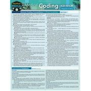 SHELLEY C SAFIAN Medical Coding ICD-10-CM: A Quickstudy Laminated Reference Guide (Other)