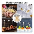 thumbnail image 5 of 100 Piezas de Béisbol, Palillos Decorativos de Bambú para Cócteles, Palillos Decorativos de Frutas para Aperitivos, Bar, Bebidas, Frutas, Fútbol, 5 of 5