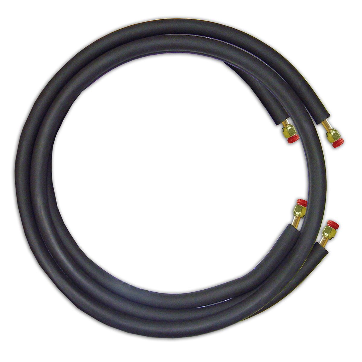1/4 x 1/2 x 25ft 1/2" Insulated 100% Copper Ductless mini split Line set+wire 