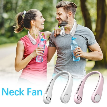 

Qiopertar Clearance School Supplies USB Leafless Fan Silent Sports Portable Electric Fan Hanging Neck Lazy Portable Outdoor Fan