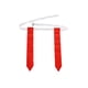 thumbnail image 1 of Soidarity Conjunto de cinturón de entrenamiento de partido de fútbol americano ajustable escuela deportes competencia práctica etiqueta cintura correa Ropa Deportiva, Zapatos 3 uds blanco rojo Soidarity OD029002-01, 1 of 6