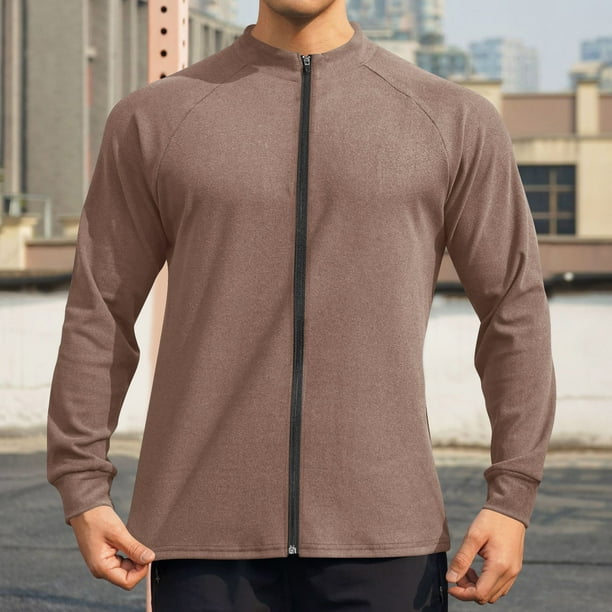 pstuiky camisas de manga larga para hombre, Camisa/top de manga larga con solapa y manga larga de terciopelo holgado y lavado informal para hombre top de hombre m