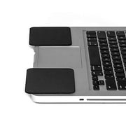 GRIFITI Large Slim Palm Pads Notebook Wrist Rests and Laptop Wrist Pads Made with Silicone to Easily Reposition and Remove while Travelling (2 Large 4 x 3.12 inches)