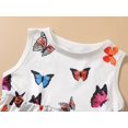thumbnail image 6 of Uccdo 2T-12T Girls Casual Summer Dresses Cute Printed Beach Wear Boho Dress Sleeveless Sundress, 6 of 8