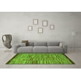 thumbnail image 3 of Ahgly Company Indoor Rectangle Abstract Green Modern Area Rugs, 2' x 5', 3 of 4