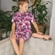 thumbnail image 4 of Balery Orchids Flowers Conjunto de Pijama Infantil de Manga Corta con Estampado – Ropa de Dormir de Algodón Suave-Small, 4 of 6
