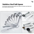 thumbnail image 2 of Juego de cucharas medidoras de acero inoxidable de 9 piezas, para cocinar, hornear, apilar, ingredientes secos, cucharas medidoras FleinngHoz JD709735717, 2 of 7
