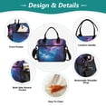 thumbnail image 3 of FORMRS Insulated Lunch Bag Unisex Large Capacity with Shoulder Strap, Galaxy Pattern, 3 of 6