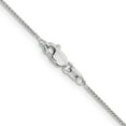 thumbnail image 2 of Auriga Fine Jewelry 10K White Gold .85 mm Spiga Chain Necklace for Women 24", 2 of 6