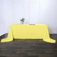 thumbnail image 3 of Efavormart Rectangle Tablecloth, 90"x156" Stain & Wrinkle Resistant Washable Table Cloth, Oblong Decorative Polyester Fabric Table Cover for Dining, Party, Wedding & Baby Shower- Yellow, 3 of 10