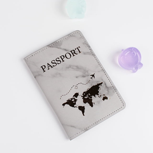 Funda protectora para pasaporte, libro, pasaporte, mapa dorado, de cuero PU, bolsa de almacenamiento para certificados, funda para pasaporte