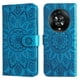 thumbnail image 4 of Funda tipo cartera GANGXUN para Honor Magic 4 Pro , diseño girasol, cuero PU, soporte, cierre magnético, tarjetero, 4 of 5