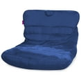 thumbnail image 2 of Posh Creations Laguna Lounger Bean Bag Chair, Kids, 3 ft, Navy, 2 of 6