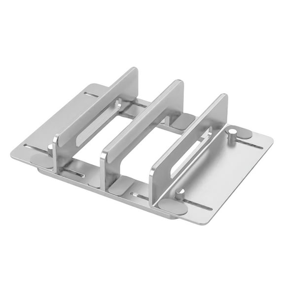 AOOOWER Laptop Holder Notebook and Tablet Vertical Stand, Adjustable Desk Laptop Storage For Multiple Devices