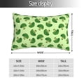 thumbnail image 2 of KLL Broccoli Vegetables Pillow Covers Envelope Closure,Super Soft and Cozy Fuzzy Fleece Pillow Case Cover (No pillow core） 20"x30", 2 of 5