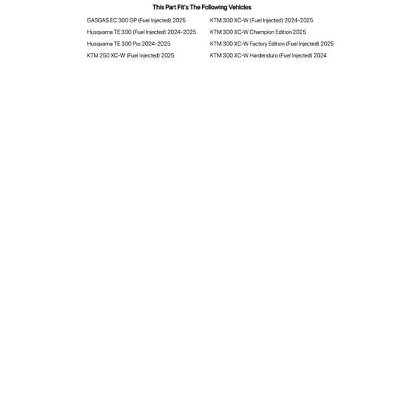 TUSK Alloy Kit & O-Ring Chain Black Rear Sprocket for Husqvarna TE 300 (Fuel Injected) 2024-2025