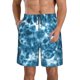 thumbnail image 1 of Fotbe Blue Tie Dye Trajes de Baño Estampados para Hombre, Shorts de Verano de Secado Rápido, Ropa de Playa, Bañadores-X-Large, 1 of 5