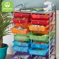 thumbnail image 5 of ECR4KIDS 20 Drawer Mobile Organizer - Assorted Colors, 5 of 9