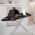 thumbnail image 2 of HELLHERO Colorful Mushroom Pattern Ironing Board Cover Easy Adjustment and Installation 15x54 Inches Elastic Sides Pretective Covers Polyester, 2 of 5