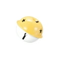 thumbnail image 5 of Jingle Bells, 40mm 5pcs Craft Bells with Star Cutouts for DIY, Yellow/White, 5 of 6
