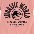thumbnail image 3 of Jurassic World - Evolving Since 1993 - Youth Girls Fitted Short Sleeve T-Shirt, 3 of 5