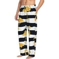 thumbnail image 2 of Fotbe Men'S Gold Flamingoclassic Pajama Pants With Elastic Waist And Drawstring Pockets，Pajama Pants Mens Lounge Pants Super Soft, 2 of 9