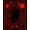Red, Pattern 4, variant on ODIKA 4'x6' Machine Washable Non-Slip Area Rug, Circuit Board Design for High Tech Gaming Space High Traffic Rug, Blue, 148521