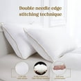 thumbnail image 7 of Puredown Bed Pillows, Hotel Pillows Queen Size Set of 2, Soft Down Alternative Pillow for Side Sleepers, Back or Stomach Sleepers, 7 of 7