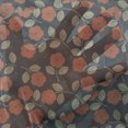 thumbnail image 3 of Garden Art Tulle Curtains with Rod Pocket, Dark Toned Dotted Background with Flower Silhouettes and Foliage, Sheer Drape for Wedding Party 2 Panels, 7 Sizes, Night Blue Ruby Green, by Ambesonne, 3 of 3