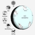 thumbnail image 6 of Kdxio Cute Unicorn Doing Yoga Pose for Tire Cover Wheel Protectors Tyre Covers Weatherproof Wheel Covers Universal Fit for Trailer Rv SUV Truck Camper Travel Trailers 17 inch, 6 of 8