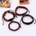 thumbnail image 5 of Kiplyki Set Bracelet Braided Leather Bracelet Hemp Rope Leather Bracelet, 5 of 5