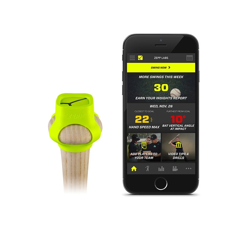 Zepp Baseball 3D Swing Analyzer, Bat Attachment & App