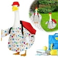 thumbnail image 5 of QHUDLV Back to School Porch Goose Outfit, Yard Goose Statue Clothes for 23 Statue, First Day of School Costume Yard Lawn Art Decor, 5 of 9