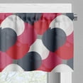 thumbnail image 3 of Ambesonne Modern Valance Pack of 2, Ornate Circles Pattern, 54"X12", Multicolor, 3 of 5