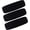 Black, variant on Miaocao 3 Pack Men & Women Sweatband Headband Terry Cloth Moisture Wicking for Sports Tennis Gym Work Out