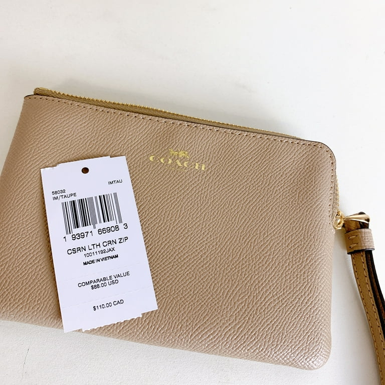 Coach csrn hotsell lth crn zip