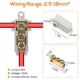 thumbnail image 2 of Kit de 20 Tuercas para Conectores de Cables Tipo T de Calibre 6 AWG, Terminal de Conexión de Cableado Rápido de 80 A, Conector Rápido de Empalme, 2 of 5